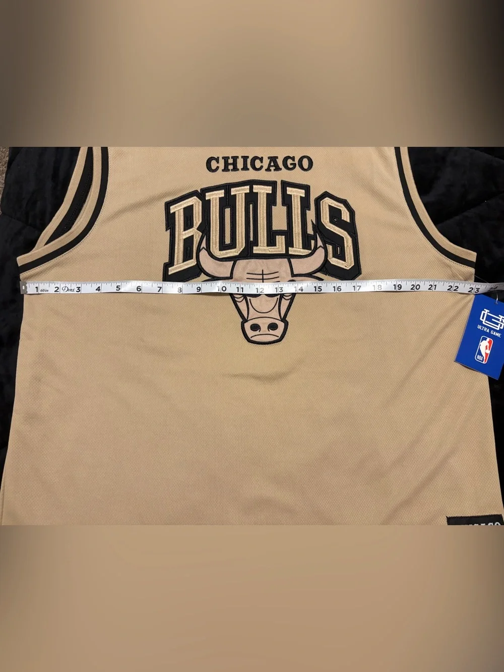 NEW Chicago Bulls Men’s Sleeveless Jersey in Beige